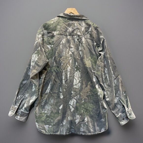 Cabelas Shirt Camo Hunting Realtree Outdoors Hiking Men's XL Tall - Picture 2 of 11